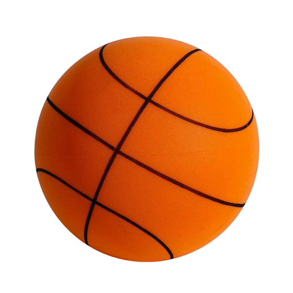 Kids Bouncing Mute Silent Basketball Squeezable Mute Bouncing Basketball Indoor Silent Ball Foam Basketball Bounce Football