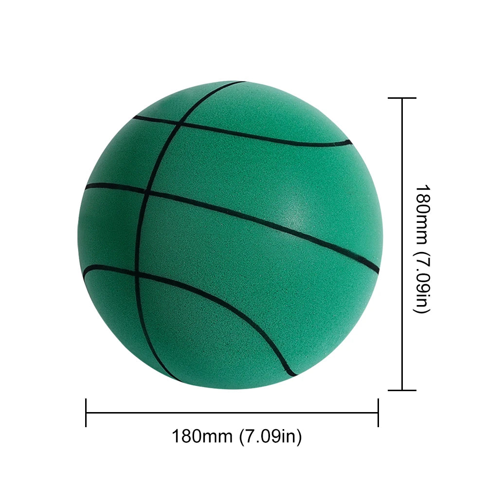 Kids Bouncing Mute Silent Basketball Squeezable Mute Bouncing Basketball Indoor Silent Ball Foam Basketball Bounce Football