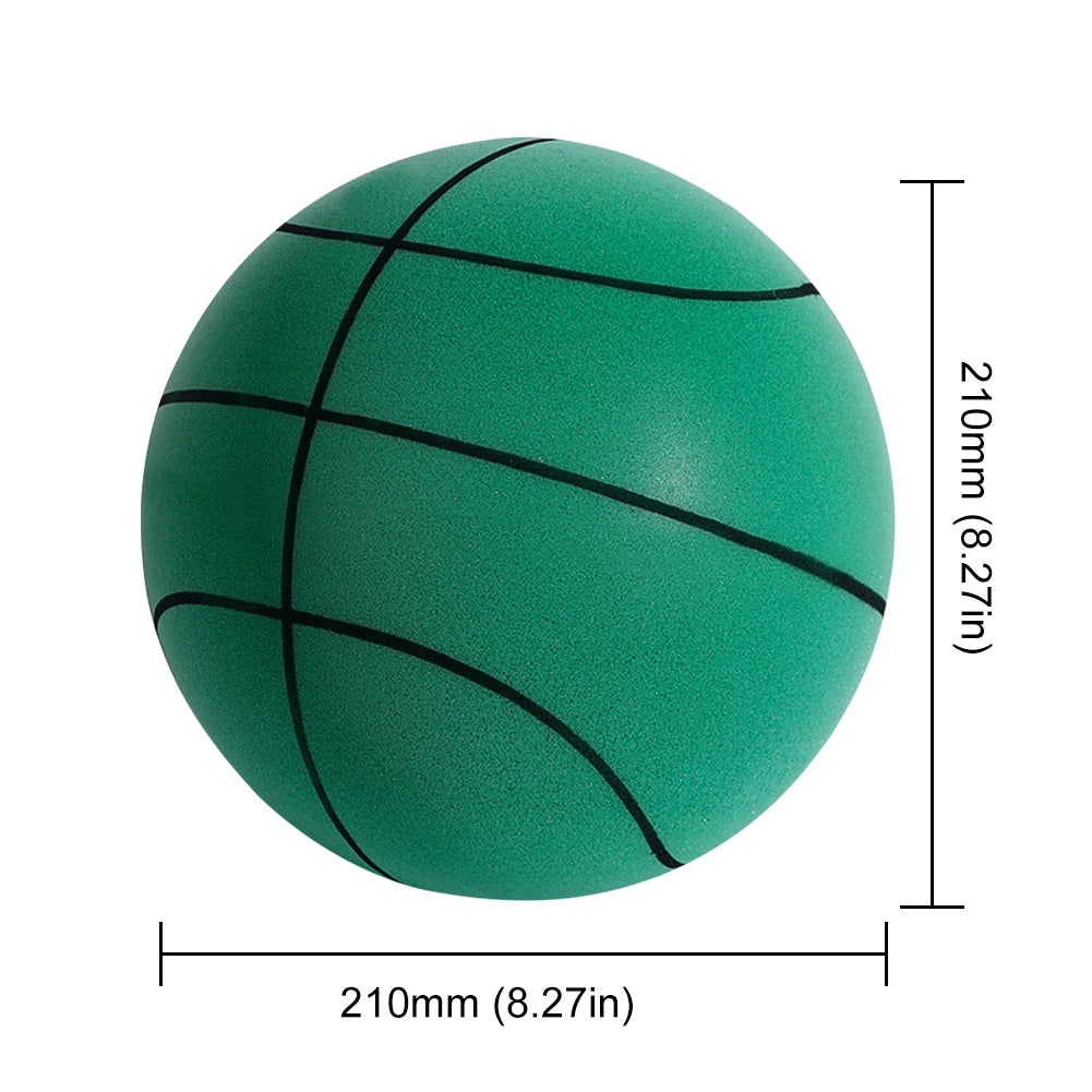 Kids Bouncing Mute Silent Basketball Squeezable Mute Bouncing Basketball Indoor Silent Ball Foam Basketball Bounce Football